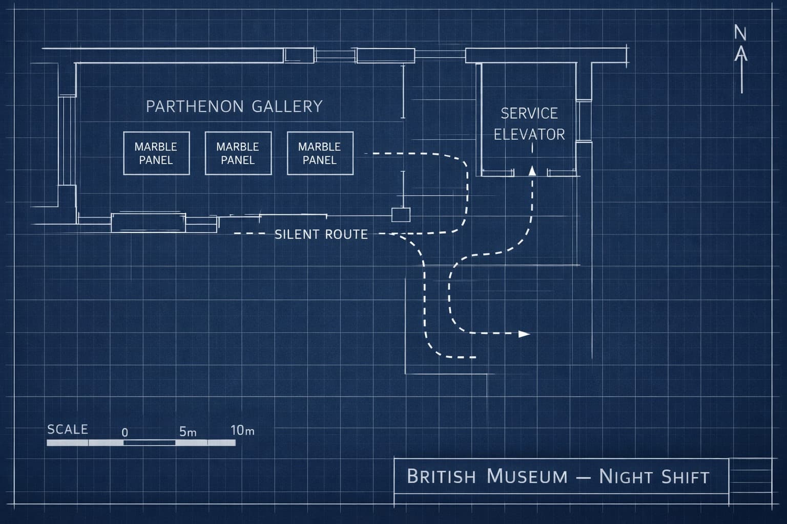 Museum heist blueprint